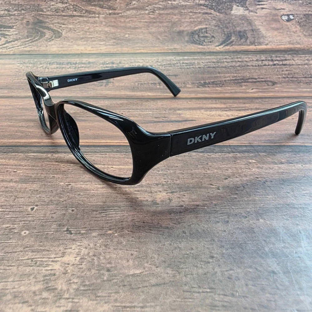 DKNY 7915S 001 Black Rectangular Full Rim Eyeglasses Frames 54-17-130